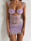 CALISTA MINI DRESS LILAC Mini Dress 