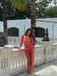 EMILLI MINI SKIRT CORAL Mini Skirt 