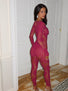 ASLAN JUMPSUIT RASPBERRY Jumpsuit 