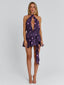 ALASIA MINI DRESS DEEP MAUVE POLKA DOT Mini Dress 
