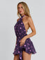 ALASIA MINI DRESS DEEP MAUVE POLKA DOT Mini Dress 