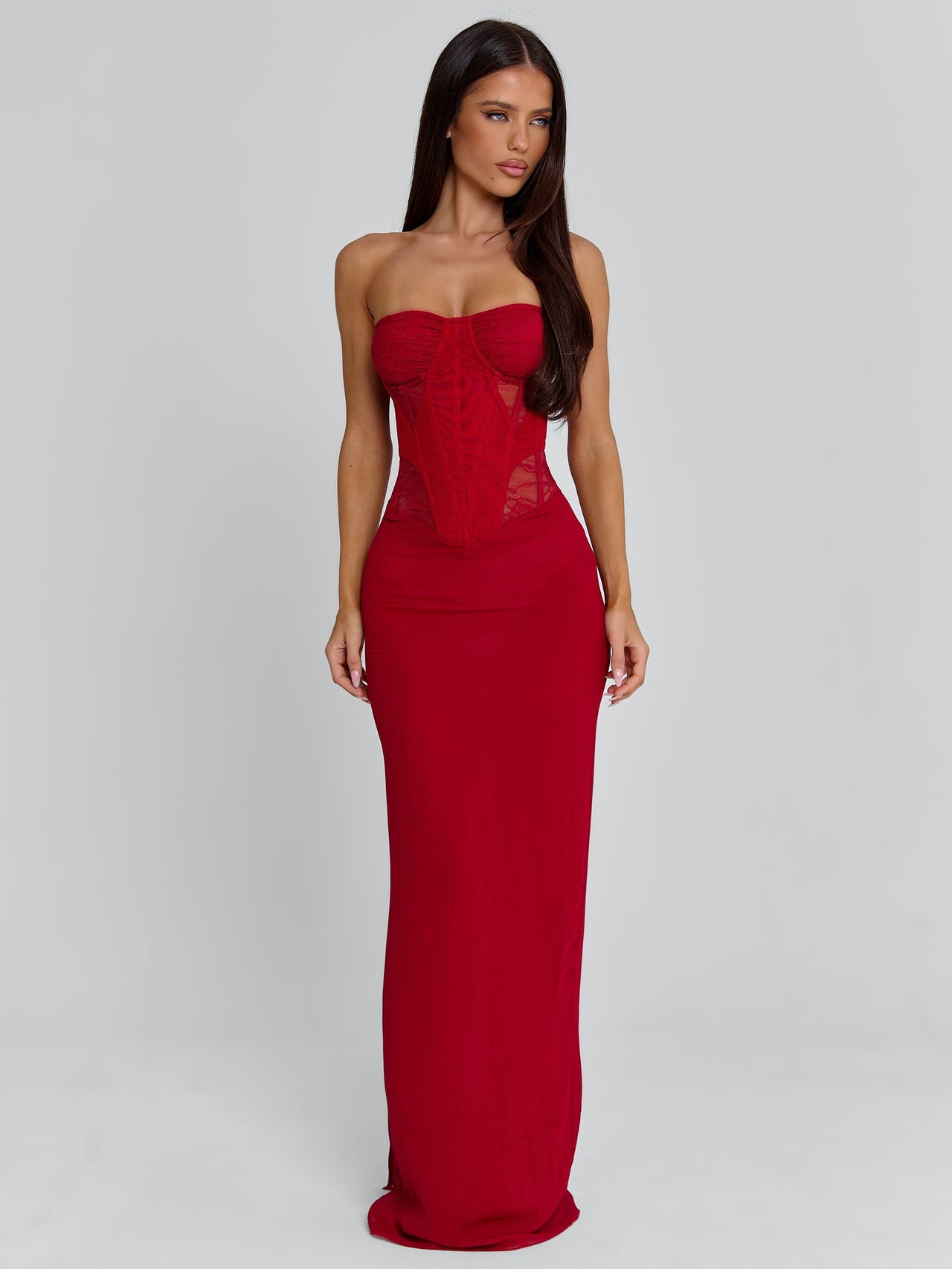 fitted lace wedding dress Alexia Maxi Dress main image 0
