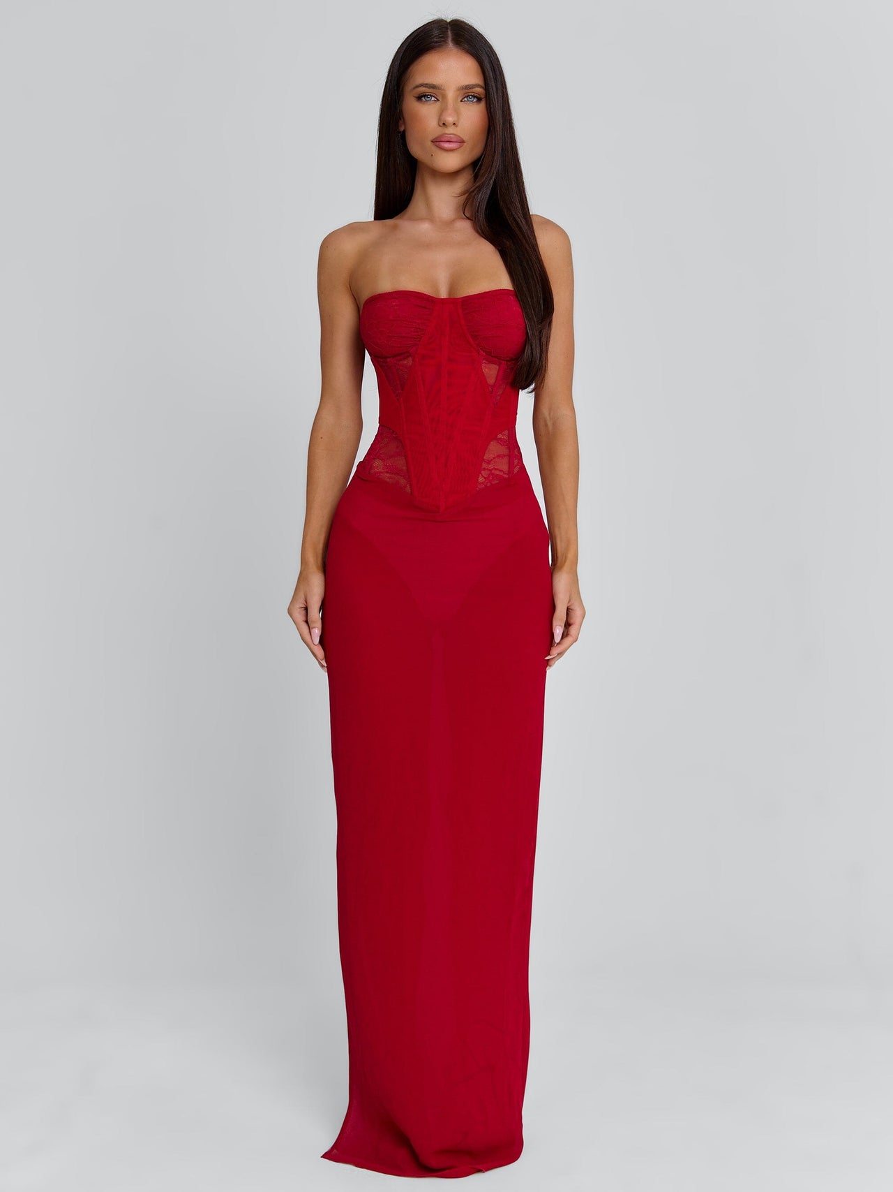 strapless open back dress Outcast Clothing Morocco Dress