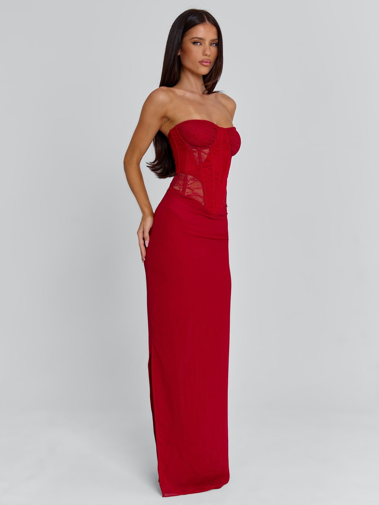 Alexiam Maxi Dress Red | Outcast US  Outcast USA