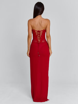 ALEXIAM MAXI DRESS RED Maxi Dress 