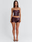 ALIZA SHORTS BURGUNDY Shorts 
