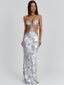ALLIRA MAXI DRESS SILVER Maxi Dress 