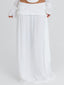 ALLYN MAXI SKIRT WHITE Maxi Skirt 