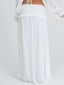 ALLYN MAXI SKIRT WHITE Maxi Skirt 