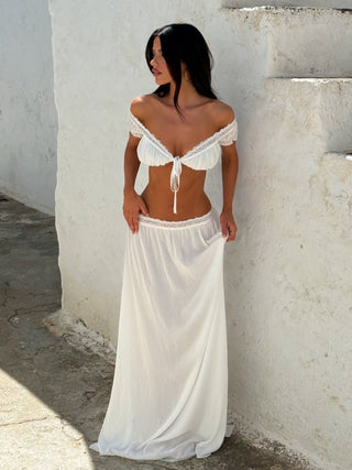 ALTHAIA MAXI SKIRT WHITE Maxi Skirt 