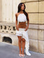 AMELI MINI SKIRT WHITE Mini Skirt 