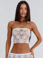 AMIE CROP TOP WHITE Corset 