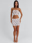 AMIE CROP TOP WHITE Corset 