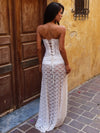 AMORA MAXI SKIRT WHITE Maxi Skirt 