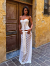AMORA MAXI SKIRT WHITE Maxi Skirt 