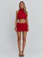 ANAHI MINI SKIRT RED Mini Skirt 