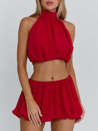 ANAHI MINI SKIRT RED Mini Skirt 