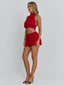 ANAHI MINI SKIRT RED Mini Skirt 