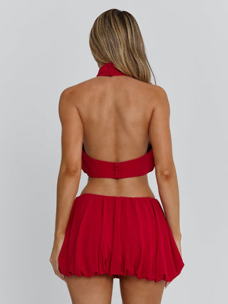 ANAHI MINI SKIRT RED Mini Skirt 