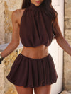 ANAHI MINI SKIRT CHOCOLATE Mini Skirt 