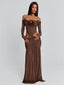 ANGELAE MAXI DRESS CHOCOLATE BROWN Maxi Dress 