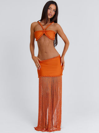 ANGELINE CROP TOP ORANGE Crop Top 