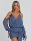 ANNABEL MINI DRESS STEEL Mini Dress 
