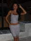 ANNARELLA CROP TOP SILVER Crop Top 