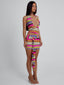 APRIL MINI DRESS MULTI STRIPE Mini Dress 
