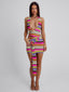 APRIL MINI DRESS MULTI STRIPE Mini Dress 