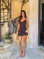 ARENDA MINI DRESS CHOCOLATE Mini Dress 