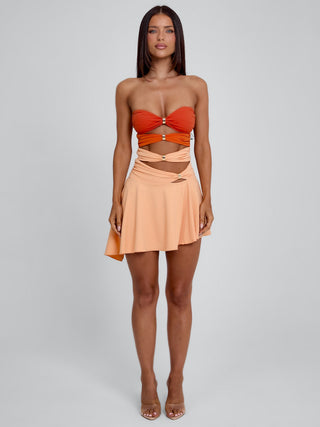 ARIELLA MINI DRESS ORANGE Mini Dress 