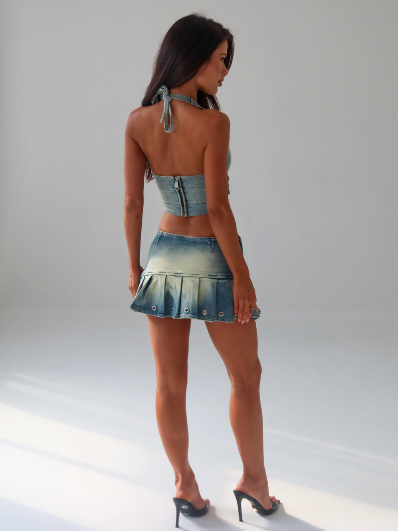 ARIZONA TOP DENIM Crop Top 