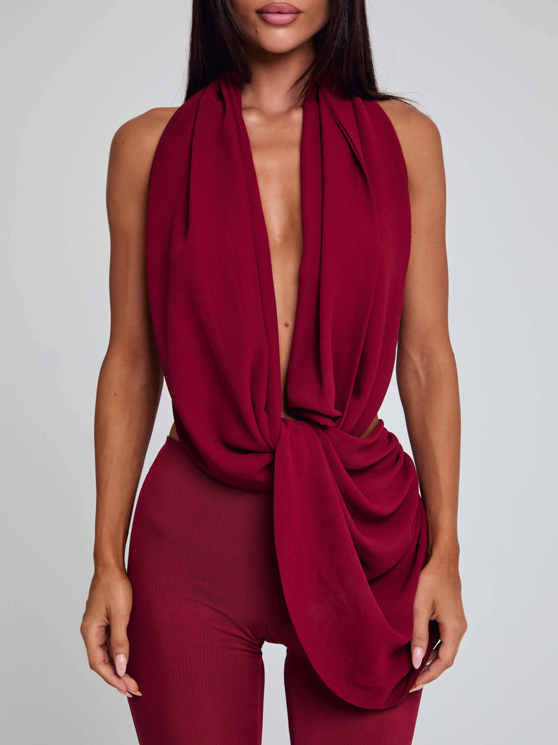 ARLEN JUMPSUIT BURGUNDY Jumpsuit 