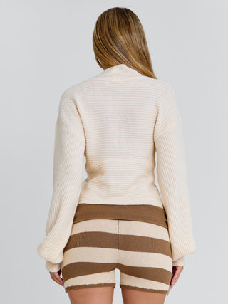 ARLENA TOP BUTTERCREAM Cardigan 