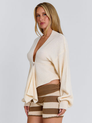 ARLENA TOP BUTTERCREAM Cardigan 
