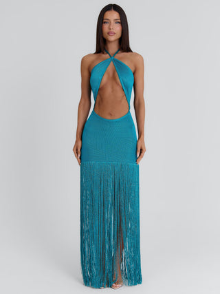 ARRABELLA MAXI DRESS TEAL Maxi Dress 