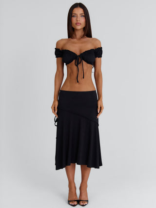 ARRIELLE CROP TOP BLACK Crop Top 