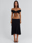 ARRIELLE CROP TOP BLACK Crop Top 