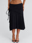ARRIELLE MIDI SKIRT BLACK Midi Skirt 