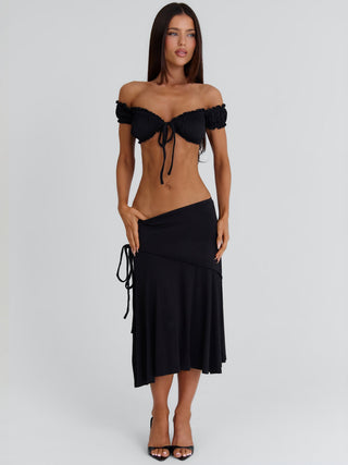 ARRIELLE CROP TOP BLACK Crop Top 