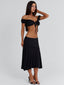 ARRIELLE CROP TOP BLACK Crop Top 