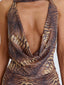 ASHTIN MINI DRESS TIGER Mini Dress 