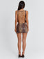ASHTIN MINI DRESS TIGER Mini Dress 