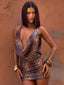 ASHTIN MINI DRESS TIGER Mini Dress 