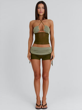 AUBRI SHORTS KHAKI Shorts 
