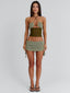 AUBRI TOP KHAKI Crop Top 