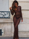 AURELIANA MAXI DRESS CHOCOLATE Maxi Dress 
