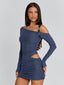 AURELLE MINI DRESS STEEL GREY Mini Dress 