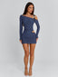 AURELLE MINI DRESS STEEL GREY Mini Dress 